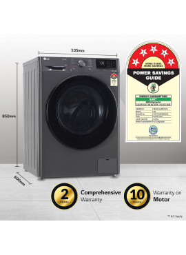  LG 8 Kg 5 Star Inverter Wi-Fi Fully-Automatic Front Loading Washing Machine with Inbuilt heater