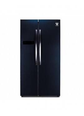 Panasonic 584 L Frost Free Side-by-Side Dark Grey Steel Refrigerator NR-BS60MHX1