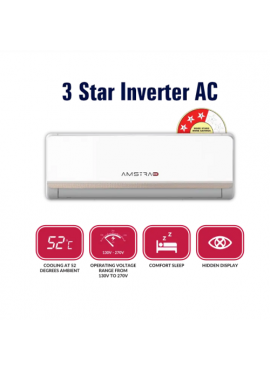 Amstrad 1 Ton 3 Star Inverter Split Ac AM13PI3 Gold