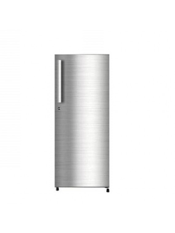 Haier 195 L Direct Cool Single Door Shiny Steel  4 Star Refrigerator HRD1954CSSE